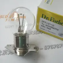 Микроскоп лампа для Zeiss, Dr. Fischer 58Z 6V 30W 380158 390158, OPMI 1 6V30W BA20d 00843110 треугольная Фланцевая Базовая лампа