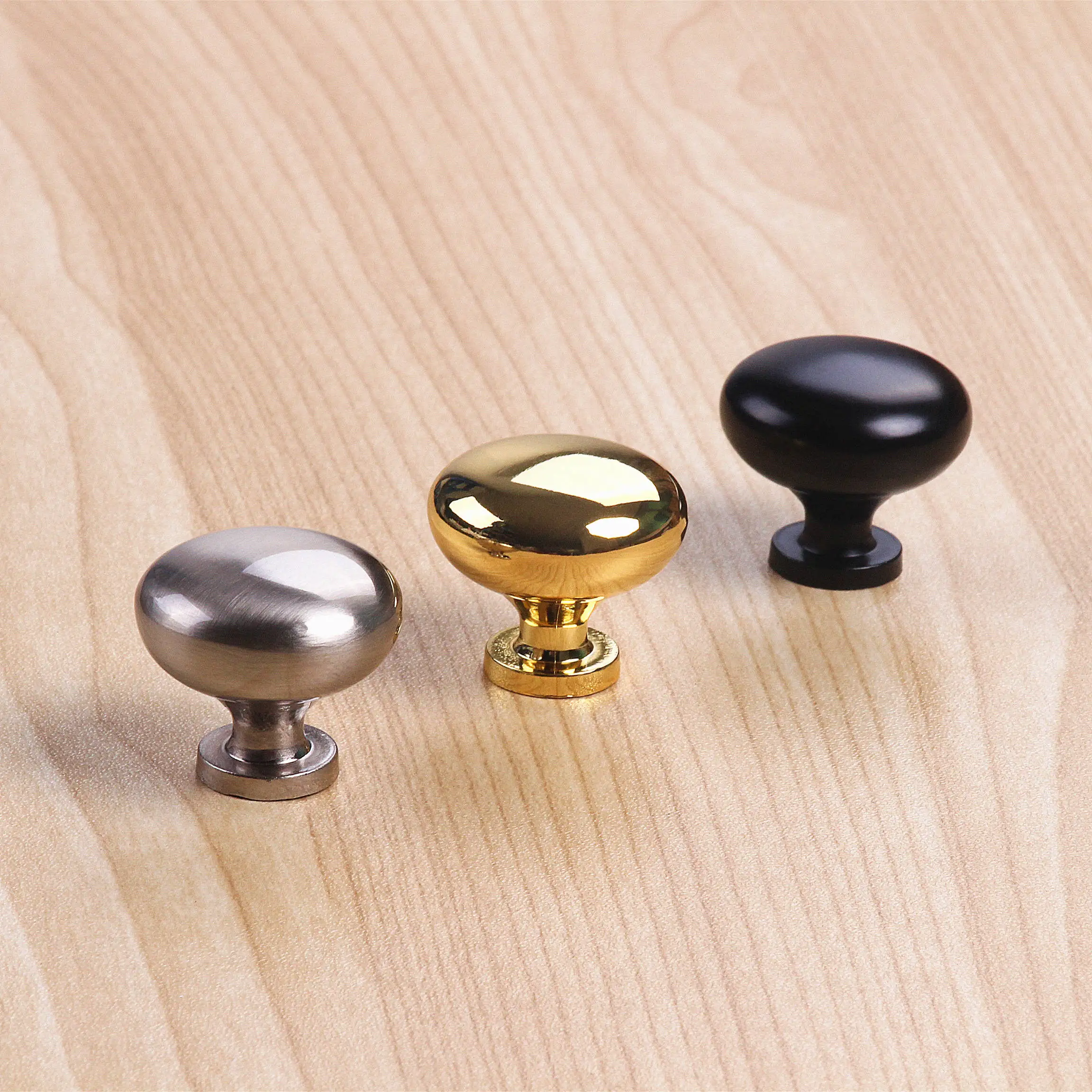 

1PCS Single Hole Round Alloy Door Handles Kitchen Cabinet Wardrobe Cupboard Closet Drawer Pulls Furniture Knobs 28*25.5mm