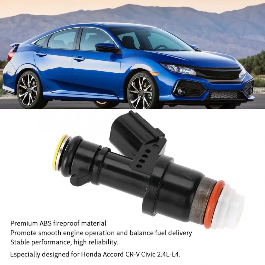 

Fuel Injector Nozzle for Honda Accord CR-V Civic 2.4L-L4 injector adapter connector injector 16450-R40-A01 16450R40A01