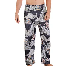 Пижамный комплект, мужские пижамы, шелковая одежда для сна, Мужская пижама Tony& Candice hombre, пятностойкий шёлк#2