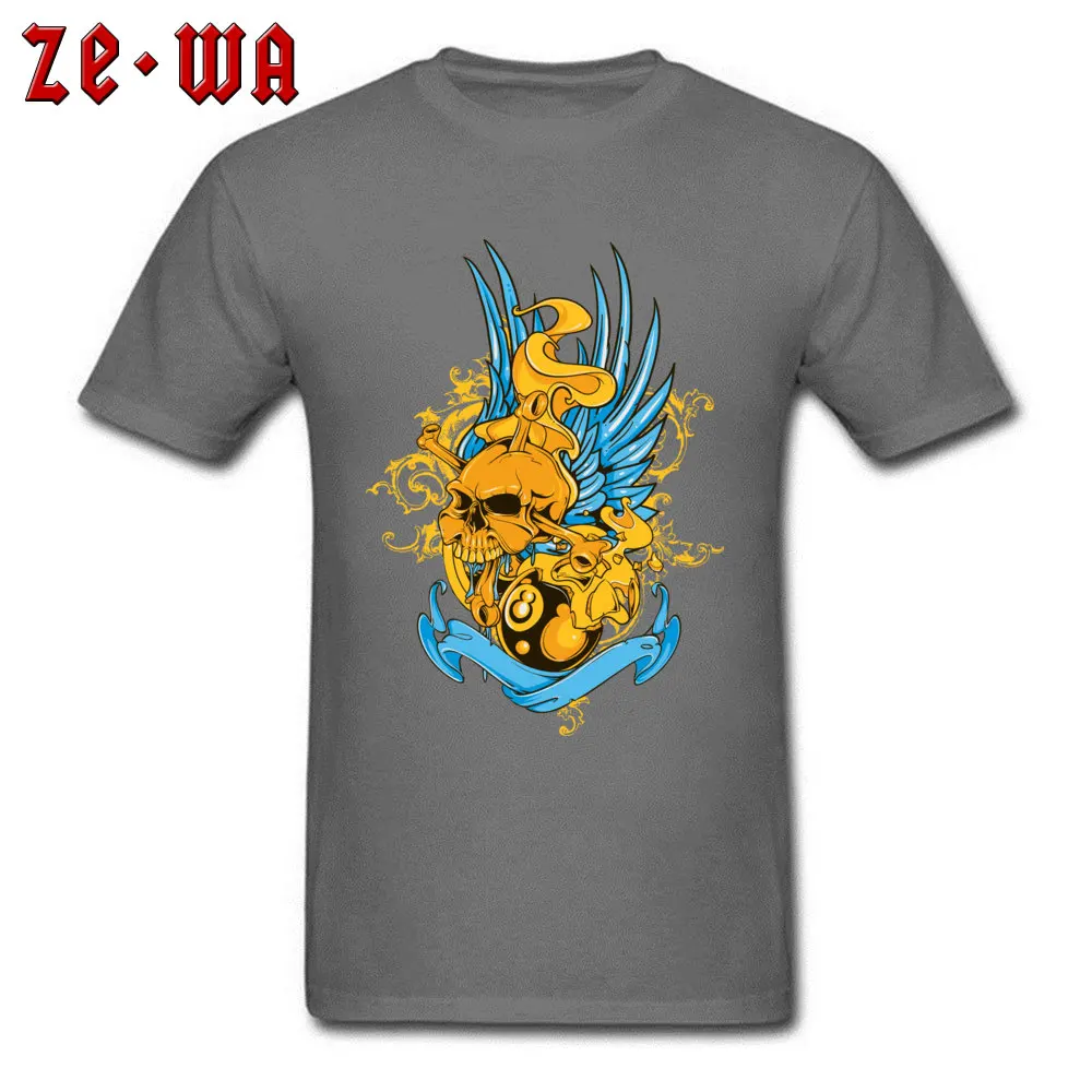 Tees blue wings skull printyy7 Lovers Day Coupons Summer Short Sleeve 100% Cotton O-Neck Men Top T-shirts Summer Tops Tees blue wings skull printyy7 carbon