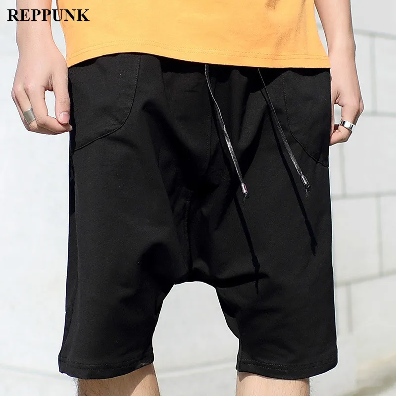 REPPUNK хип-хоп мужские шорты Лето новые модные повседневные брюки до колена камуфляжные уличные мужские эластичные свободные шорты