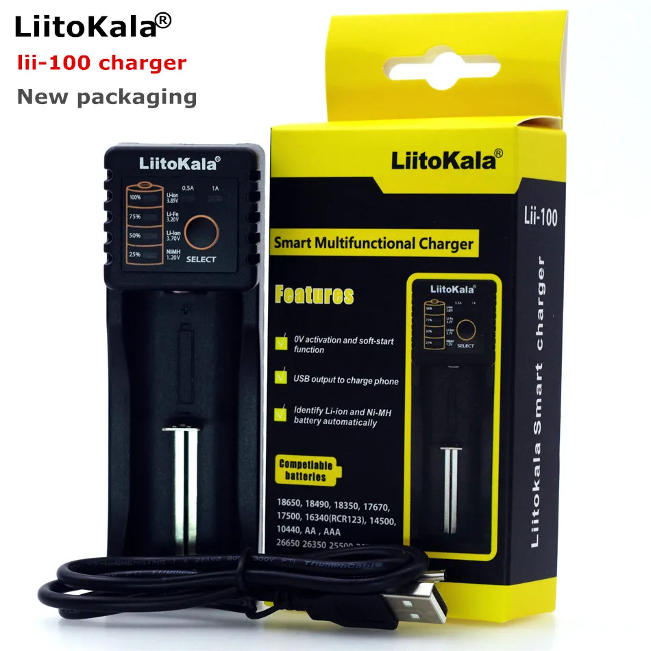 Liitokala lii-402 Lii-202 Lii-100 Lii-S1 Lii-PD4 can be charged 1.2V AA/AAA 3.7V 26650 18650 16340 lithium battery charger Liitokala lii-402 Lii-202 Lii-100 Lii-S1 Lii-PD4 can be charged 1.2V AA/AAA 3.7V 26650 18650 16340 lithium battery charger