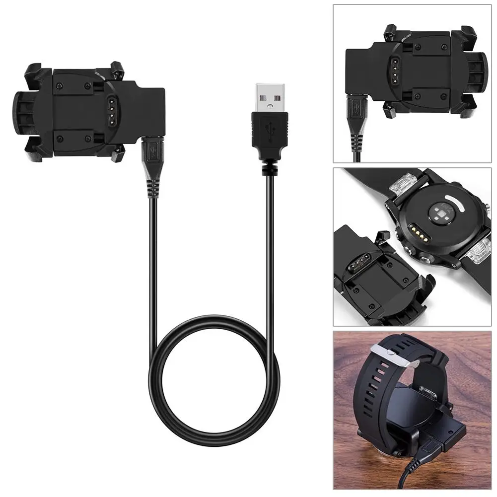 Portable 1M Data Sync USB Fast Data Charging Cable For Garmin Descent