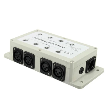 

Dc12-24V 8 Channel Output Dmx Dmx512 Led Controller Signal Amplifier Splitter Distributor For Home Equipments