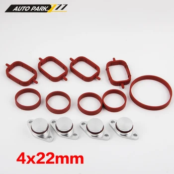 

auto car aluminum Swirl Flaps Replacement Removal Blanking Plates Intake Manifold gasket for BMW E87 E30 E39 E46 E60 E61 E90