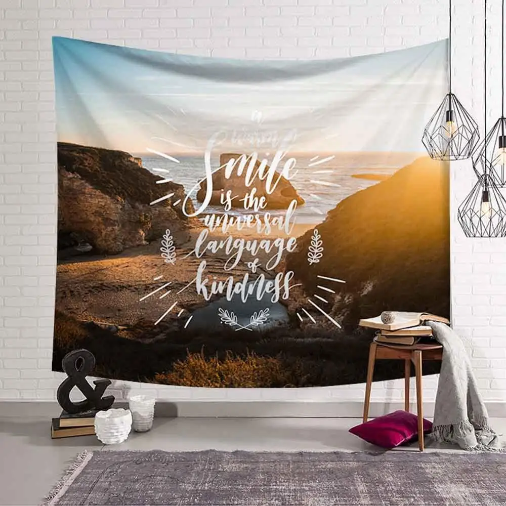 GT8070-6 Ocean Wave Beach Tapestry