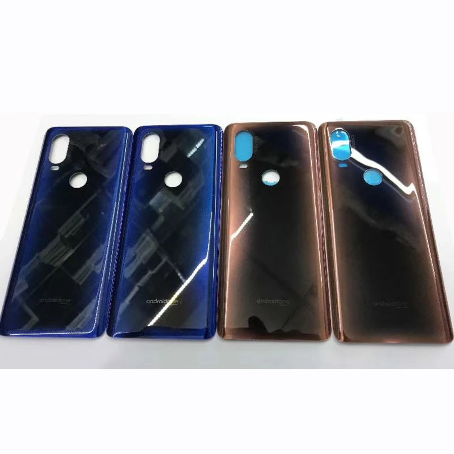 

Original Gorilla Glass Rear Case Housing Cover For Motorola Moto P40 Back Door Replacement Back Glass Battery Door +Adhesive