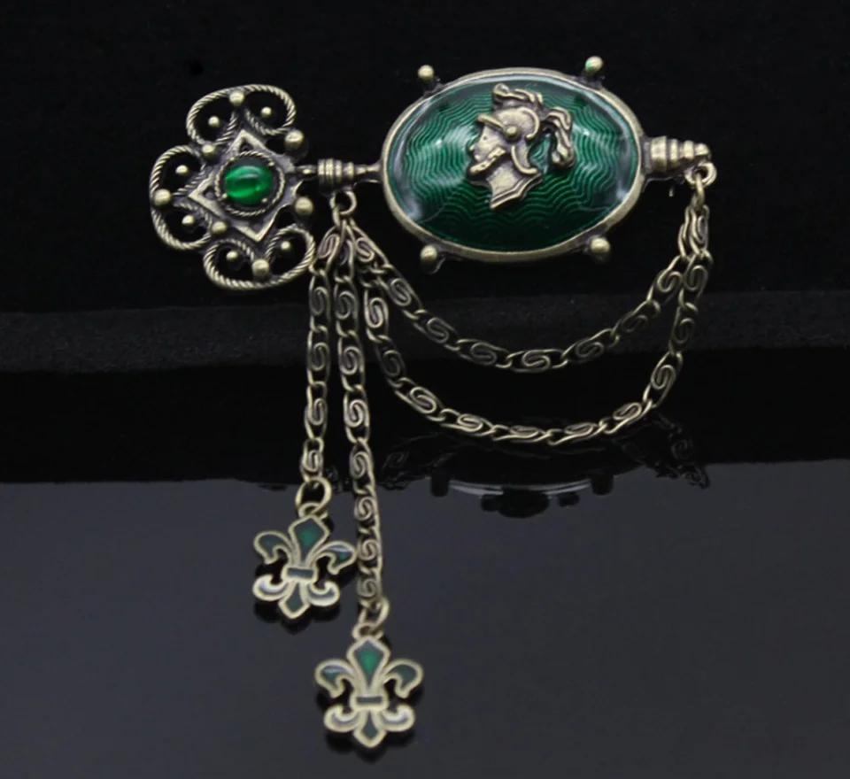 

Donia Jewelry Luxury retro women's brooch jewelry Korean design fashion brooch Nice bag accessories Enamel brooch