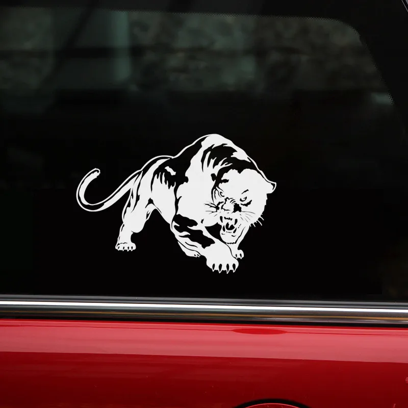 Автомобильные наклейки 3D Fiery Wild Panther охотничий забавный стикер на автомобильные и