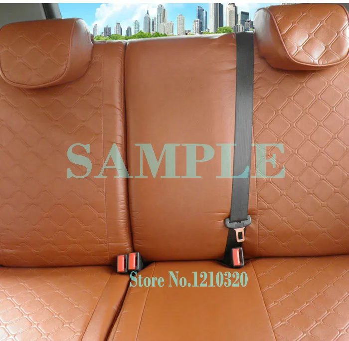 Grid pattern PU leather car covers  (3)