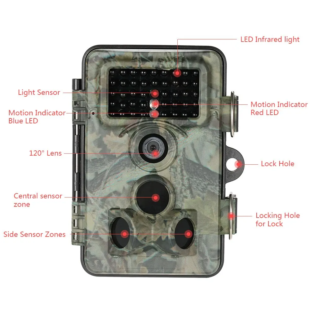 12MP 1080P камера для наблюдения за дикой природой цифровой 940nm невидимый инфракрасный широкоугольный Охотник охотничья камера 0,5 s время запуска