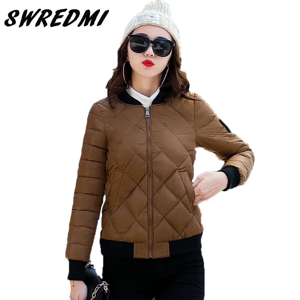 SWREDMI Spring And Autumn Thin Wadded Jacket Slim Fashion