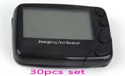 30 шт. текстовое сообщение alpha pagers, W09N портативный альфаномберный пейджер, беспроводной аварийный текстовый приемник, Poscag система подкачки