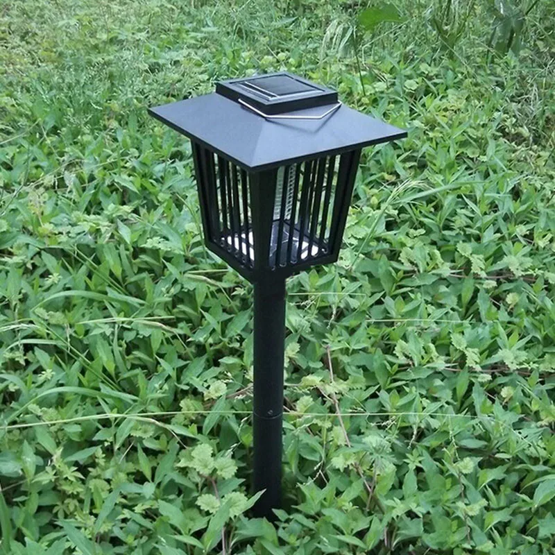 Solar Power Mosquito Killer Lamp UV Night Light Anti Mosquito Fly Zapper Muggen Pest Killer Insect Trap