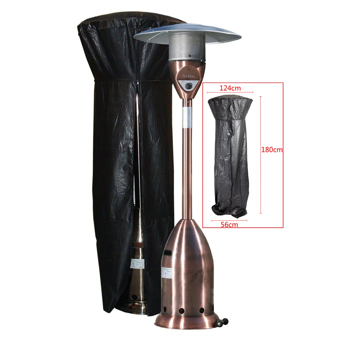 180cm Heavy Duty Waterproof Outdoor Backyard Garden Patio Heater Cover