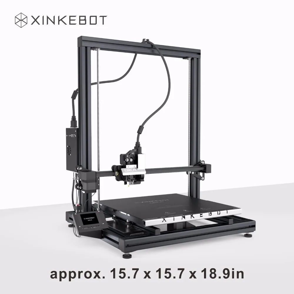 Auto Leveling 3D Printer XINKEBOT Orca2 Cygnus Metal Frame Dual Extruder DIY 3D Printer for Sale