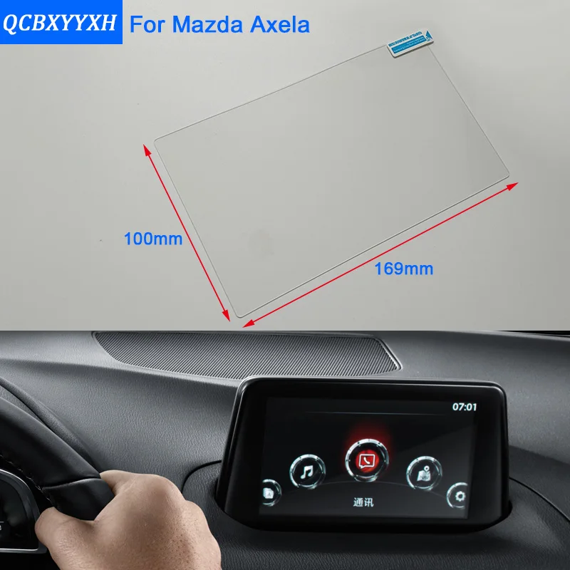 QCBXYYXH для Mazda 3 6 Axela Atenza Стайлинг автомобиля GPS навигация экран стеклянная защитная