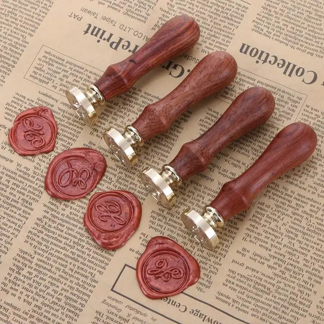 Buy Wax Seal Stamp Retro Wood Classic Decorative