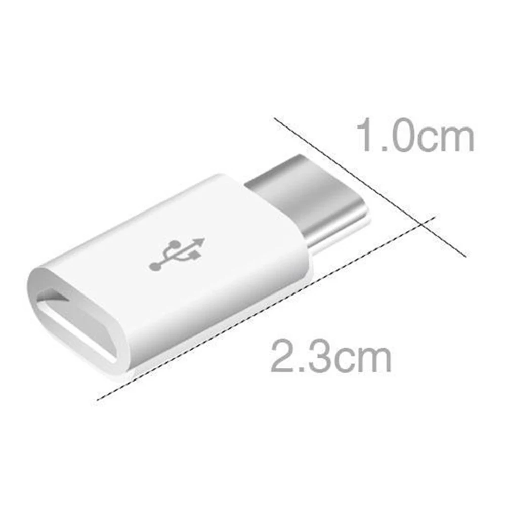 5 PCS Mini Portable Exquisite Micro To USB-C Type-C Practical USB 3.1 Data Charging Converter Adapter For Samsung Huawei Xiaomi