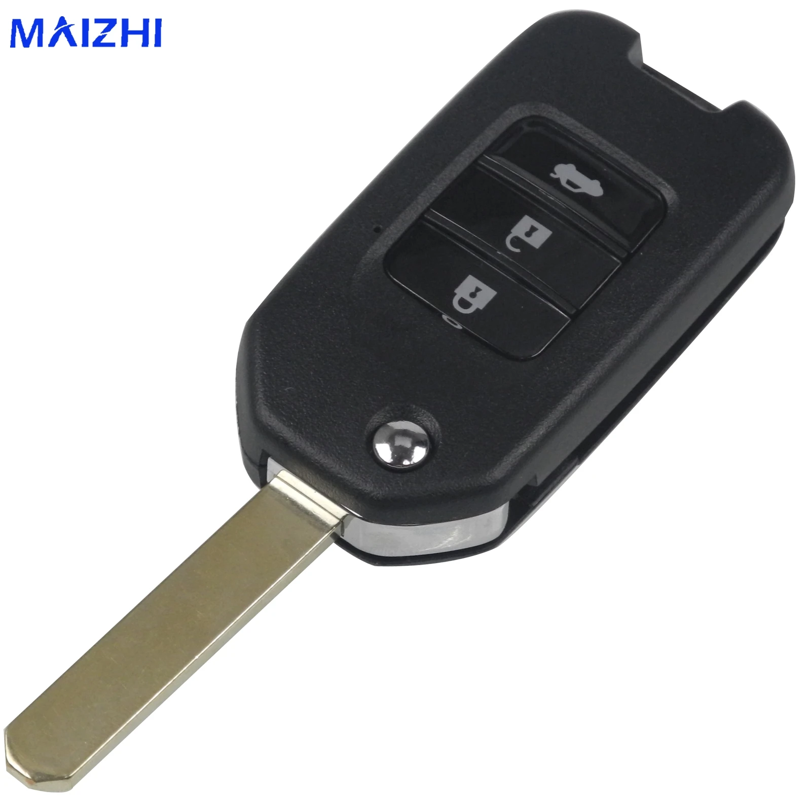 maizhi 3 Buttons Folding Flip Remote Key Shell for Honda GREIZ Civic City XRV Vezel Key