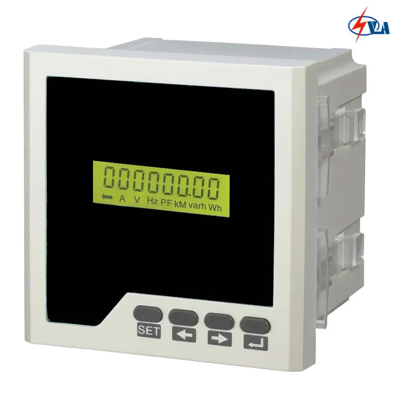 

China price D3Y lcd single-phase panel size 96*96 digital ammeter voltmeter multifunction meter
