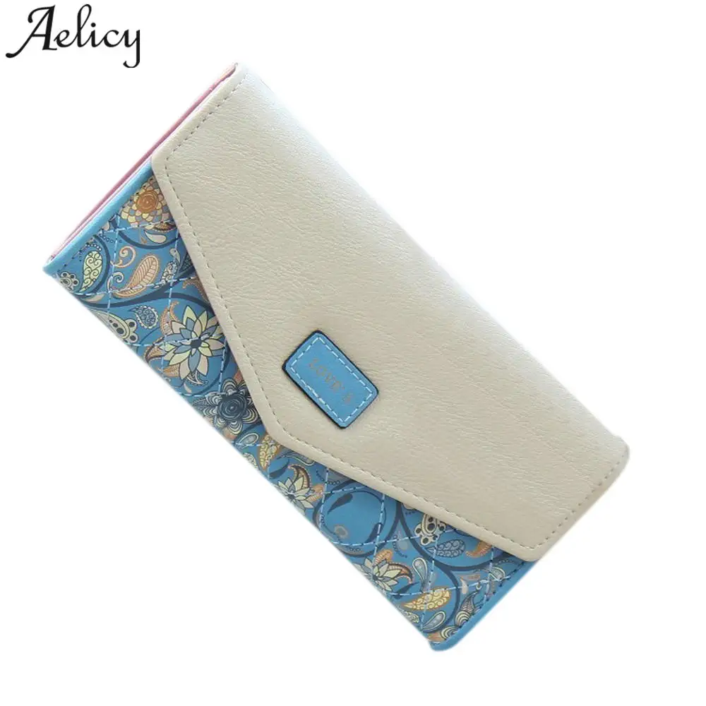 

AelicyLuxury Famous Brand Designer Long Wallet Women Wallets Evening Clutch Female Bag Ladies Money Coin Women's Purse Carteras