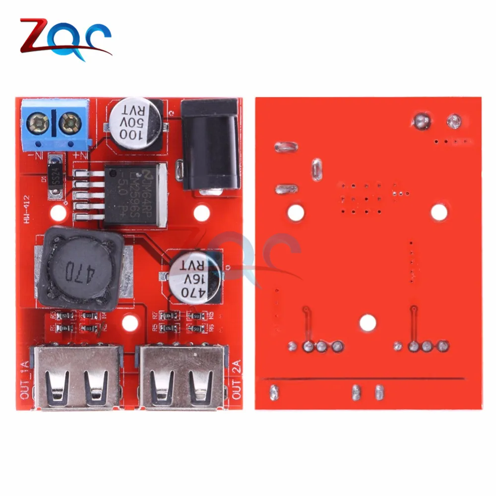 DC Buck Step-Down régulateur 5 V ~ 40 V à 9 V 12 V 24 V 36 V DEL voltmètre Power Supply