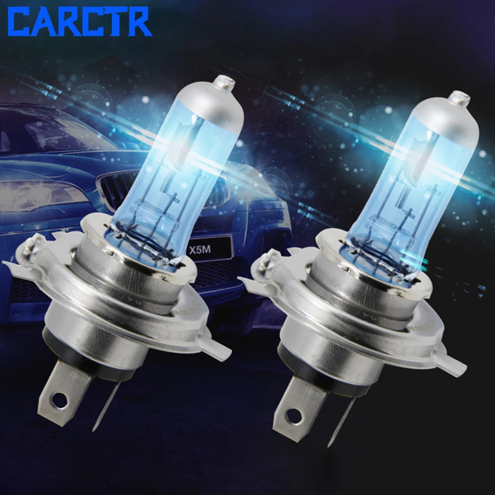 

H7 Halogen Lamp H4 12V/24V 100W H1 H3 Halogen Bulb Far and Near Fog Lights Super Bright Truck Car Headlight Fog Lamp 2 PCS