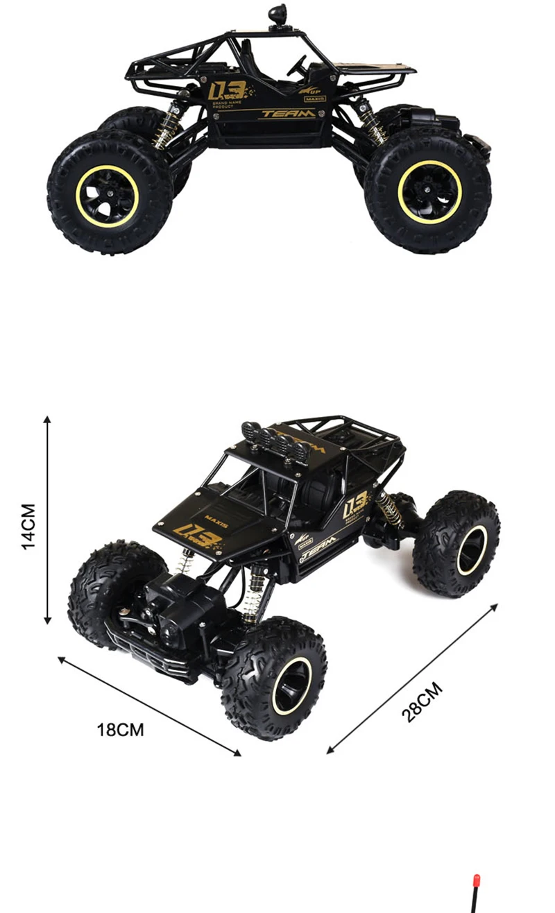 Радиоуправляемая машина 1/12 4WD с дистанционным управлением высокоскоростная машина 2,4 Ghz электрические радиоуправляемые игрушки Monster Truck Багги внедорожные Автомобили детские подарки