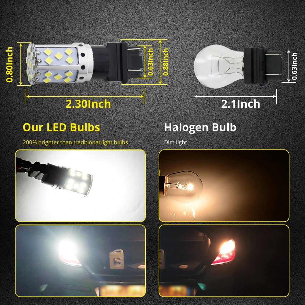 15 Вт 9-30в 3157 T25 светодиодный ламп; большие размеры 35-чипы 3030 SMD светодиодный Нет Hyper флэш-белый свет лампы для Автомобильный поворотный сигнал заднего хода освещению номерного знака