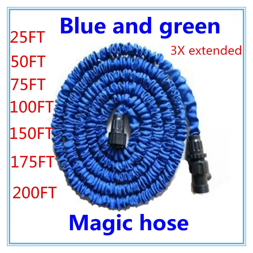 Free Shipping 25 200ft Garden Hose With Expandable Water Hose Blue
