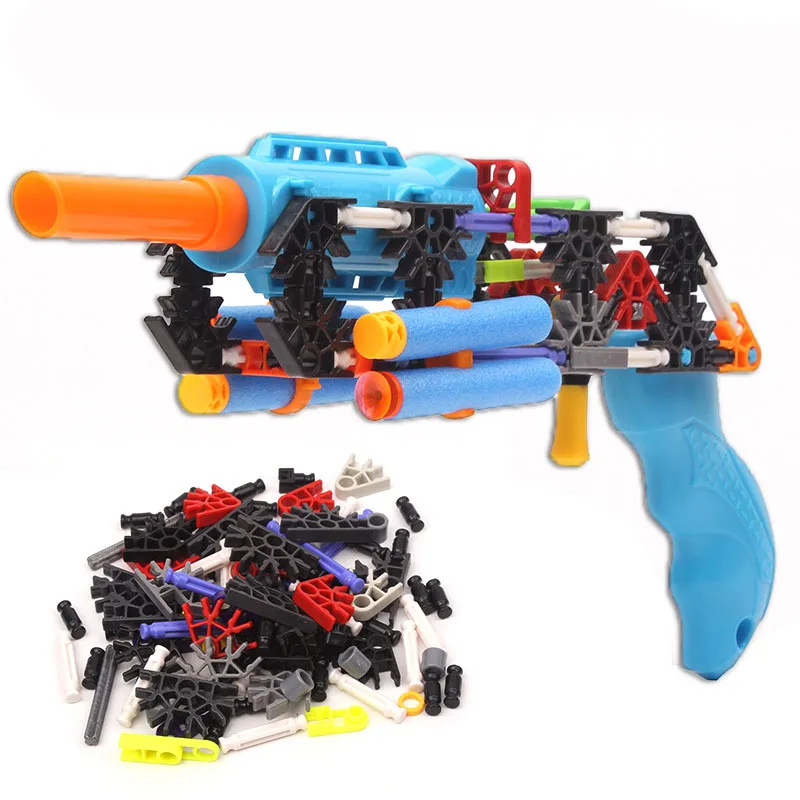 95pcs Outdoor Assembled Hands on DIY Educational Toys Gun Building