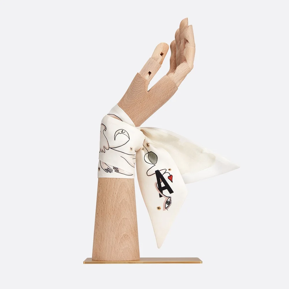 Новинка, уникальная женская шелковая сумка с шарфом и рисунком Таро, 26 букв, узкая дизайнерская Модная брендовая маленькая сумка с принтом созвездия