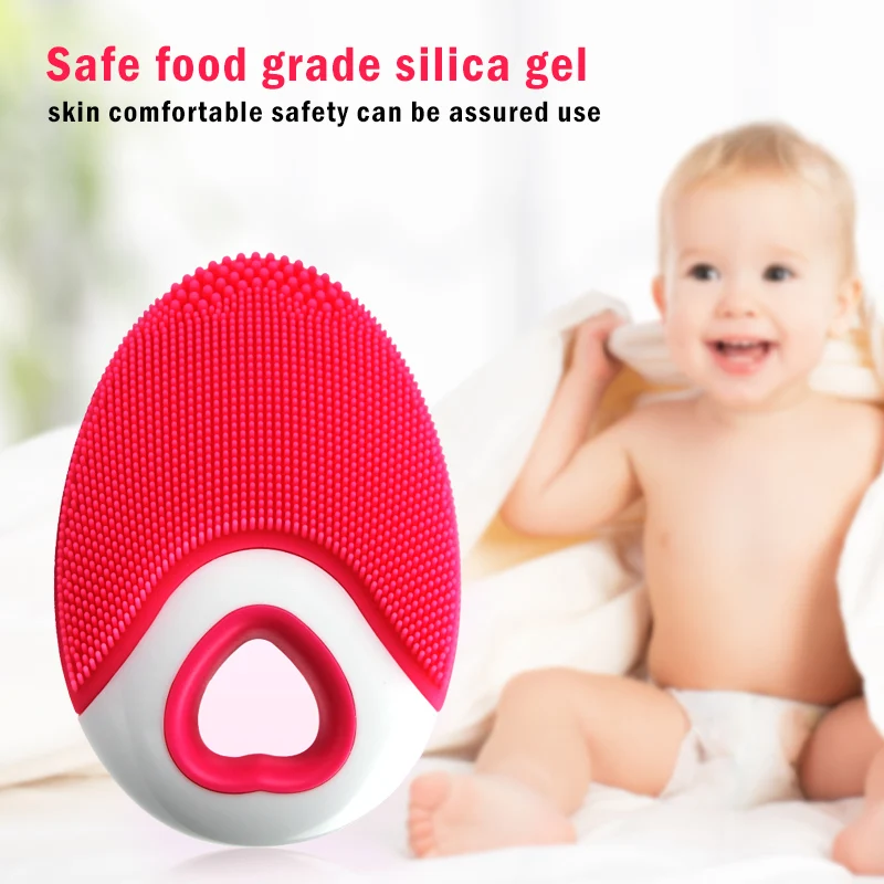 

Wireless Charging Cleansing Brush Silicone Facial Exfoliating Blackhead Face Cleansing Brush Tool Soft Deep Cleaning Brushes