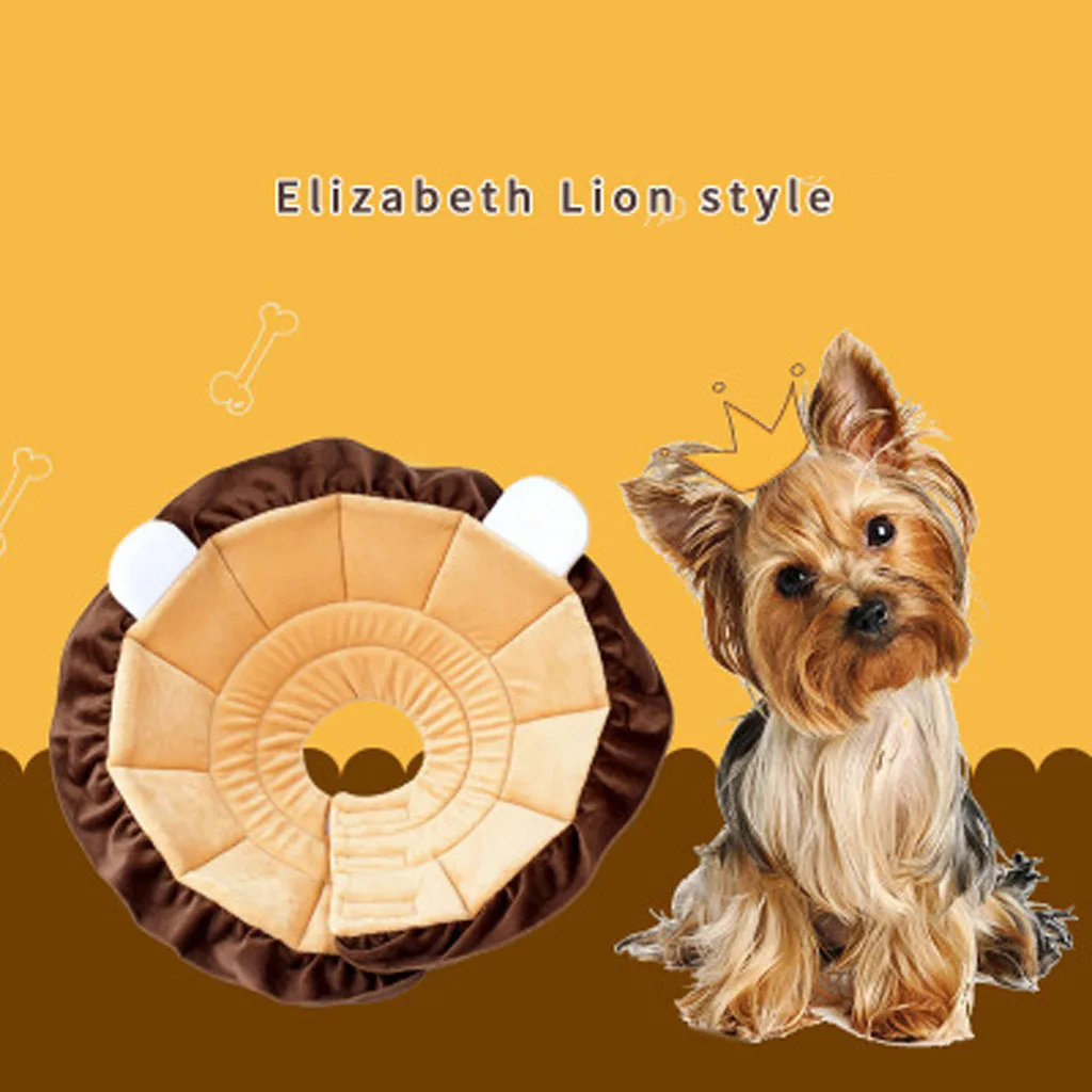 

Cute Collar NEW Pet Elizabeth Circle Dogs Protective Neck Collar Cat Wound Healing Medical Anti Bite Puppy Recovery Scratching