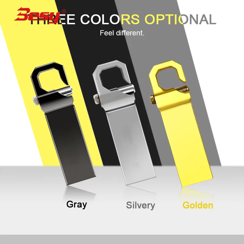 Горячий металлический USB флэш накопитель 128 Гб 64 г 32 водонепроницаемый флеш 4G 8G 16 GB