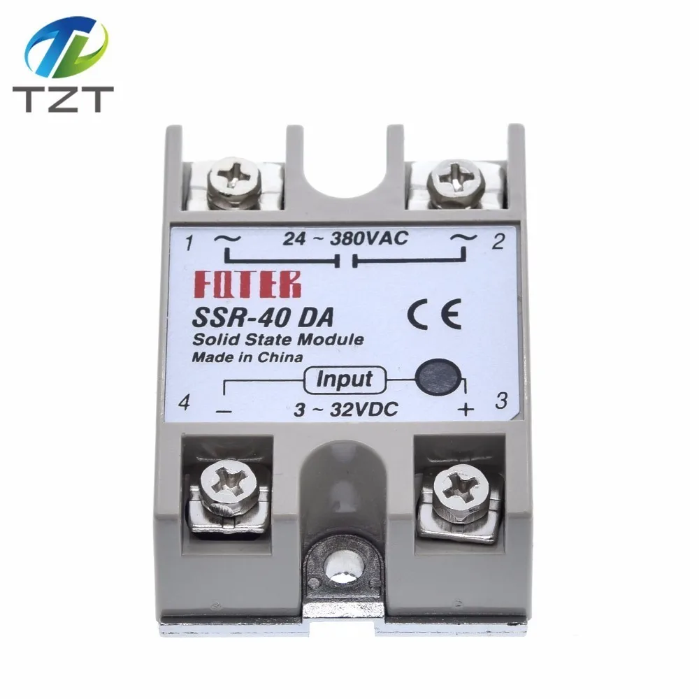 Твердотельные реле SSR 10DA 25DA 40DA 50DA 10A 25A 40A 50A на самом деле 3 32 В постоянного тока в