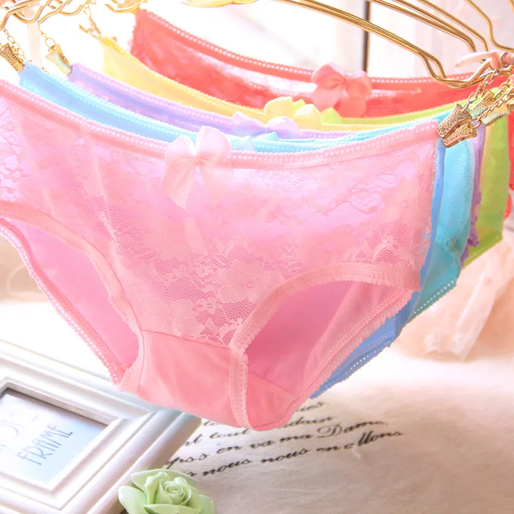Fashion Cute bow teenage panties Kids Underpants Girls Panties