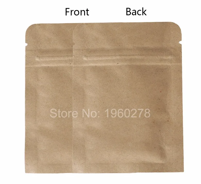 Различных размеров пакет для хранения на молнии сумки высокого качества, самодельная бумага плоский мешочек с место для отрыва 100 шт/партия по лучшей цене