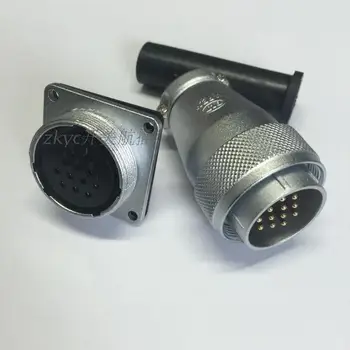 

1 pair PLT APEX PLS-2812-RF+PM PLS-2812-PM+RF 12PINS The plug The socket metal connector original New