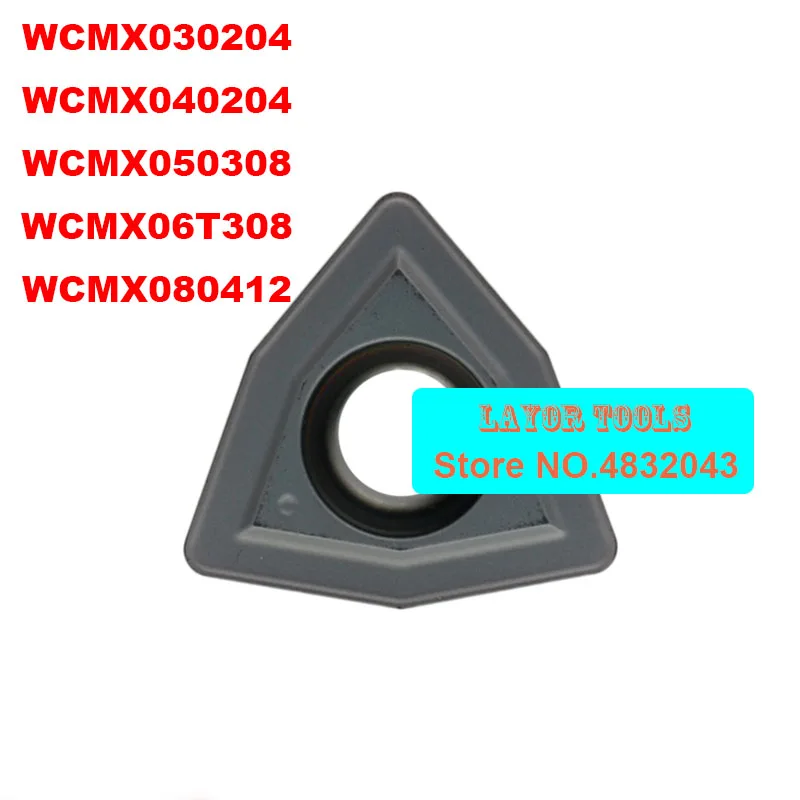 

10pcs WCMX030204/WCMX040204/WCMX050308/WCMX06T308/WCMX080412 U drill carbide inserts drilling cutter high quality