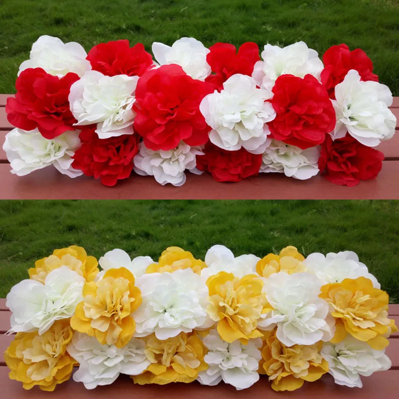 20pcs/lot Wedding Road Lead Flower Artificial Silk Hydrangea Flower for Wedding Arch Pavilion Corners Decorative Flores
