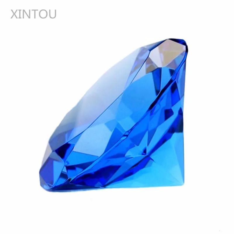 

XINTOU kawaii cabochons Crystal Glass Diamond Paperweight Feng shui Wedding Christmas Home Decor Craft miniature Ornaments
