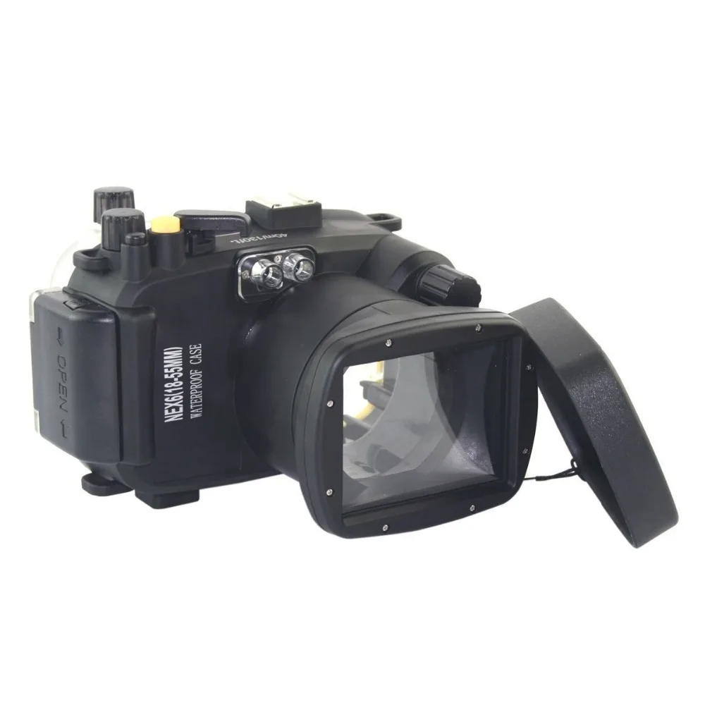 

Mcoplus 40m 130ft 40m Waterproof Diving Camera Housing Bag Case for Sony NEX6 NEX-6 18-55mm Len