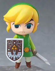 Ссылка Zelda Легенда о Zelda рисунок ветер Waker HD не densetsu kazeno такт 413 Q Nendoroid 10 см модель действий цифры ПВХ rinquedo