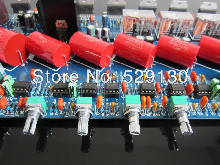 Diy TDA7293 HIFI 5 1 усилитель доска с A1 предусилителя сабвуфер защиты динамиков домашнее