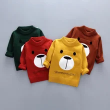 Детская одежда для мальчиков; детские свитера; осенний хлопковый свитер с принтом животных для малышей; Верхняя одежда; зимняя одежда для мальчиков