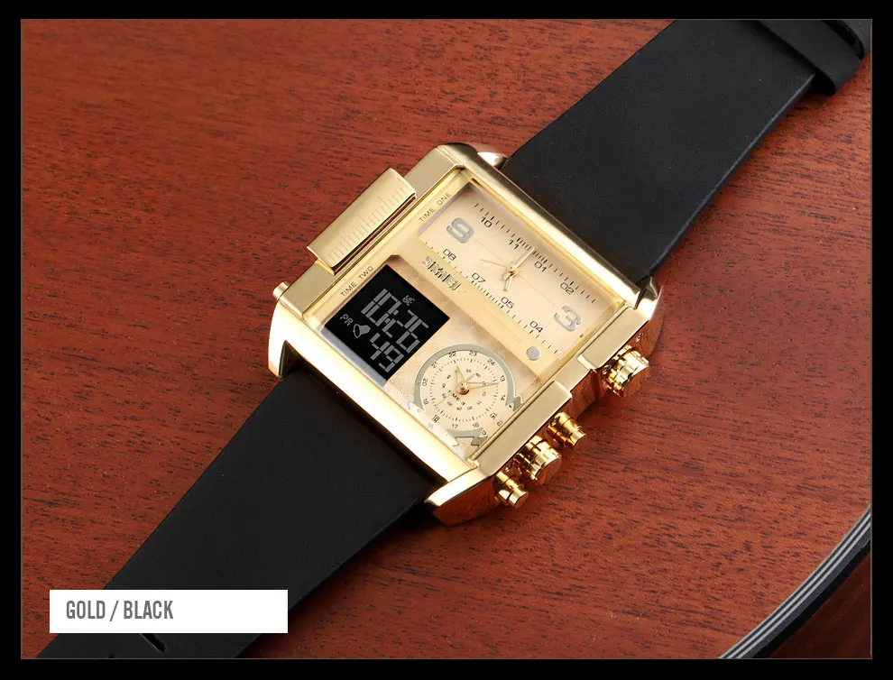 SKMEI мужские спортивные часы Топ люксовый бренд военные наручные часы Мужские кварцевые аналоговые цифровые часы Relogio Masculino 1391