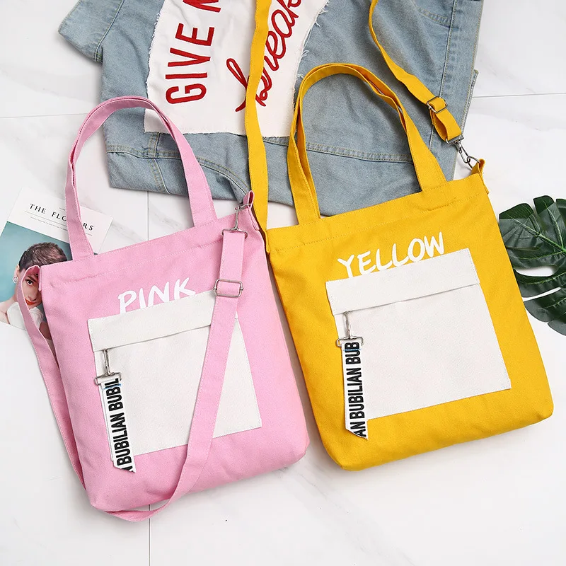KANDRA многоразовая хозяйственная сумка гигантская Холщовая Сумка для покупок тканевая сумка через плечо Женская Складная Повседневная сумка в Корейском стиле простой шоппер